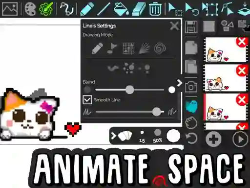 Žaidimas Animate Space internete