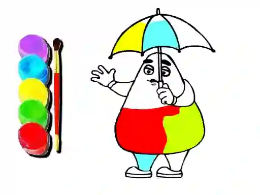 Žaidimas Grimace Click and Paint internete
