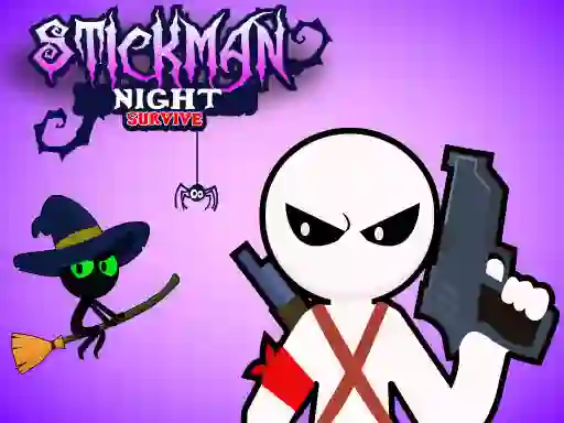Žaidimas Stickman Night Survive internete