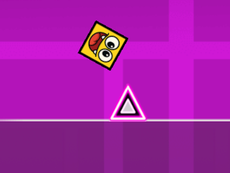 Žaidimas „Playster“ geometrijos brūkšnyje internete