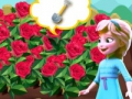 Žaidimas Šaltoji širdis: Elsa auga rožės  internete