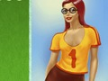 Žaidimas Futbolas mergina  internete