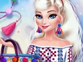 Žaidimas Elsa kutas dizainas  internete