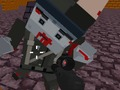 Žaidimas Kova su pikselių transporto zombiais  internete