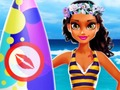 Žaidimas Tina Surfer mergina internete