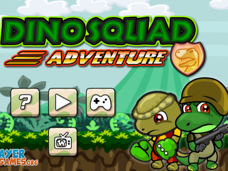 Žaidimas Dino Squad nuotykis  internete