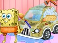 Žaidimas Kempiniukas automobilio valymas  internete