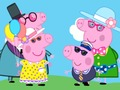Žaidimas Peppa kiaulė: šeima puošniai apsirengti  internete