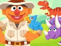 Žaidimas 123 Sesame Street:"Ernie's Dinosaur Day Care"  internete