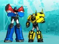 Žaidimas Transformatoriai. Užmaskuoti robotai: „Super Mini Striker“.  internete