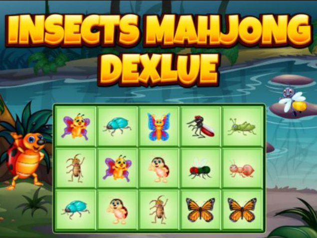 Žaidimas Vabzdžiai Mahjong Deluxe  internete