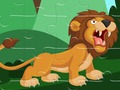 Žaidimas Stiprus Lions Jigsaw  internete