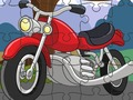 Žaidimas Animacinių filmų motociklų Jigsaw  internete