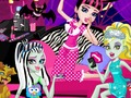 Žaidimas Monster Slumber Party Juokingi veidai  internete