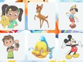 Žaidimas Animacinių filmų personažai: atmintis  internete