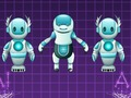 Žaidimas Robotai: Memory Card Match  internete