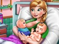 Žaidimas Ledo princesės dvynių gimimas  internete