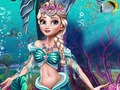 Žaidimas Elsa Mermaid prieš princesę  internete