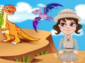 Žaidimas Dinozaurų kaulų kasimas  internete