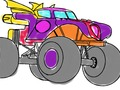 Žaidimas Monster Truck spalvinimo knyga  internete