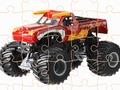 Žaidimas „Monster Truck Jigsaw Challenge“ internete