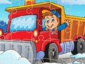Žaidimas „Winter Truck Jigsaw“  internete