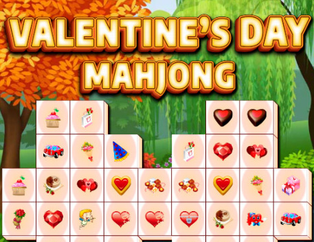 Žaidimas Valentino diena Mahjong  internete