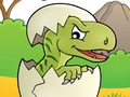 Žaidimas Dino dažymas žaidimas  internete