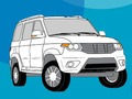 Žaidimas Rusijos automobilių spalvinimo knygelė  internete