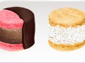 Žaidimas Virkite „Macaron“ ledų sumuštinius  internete