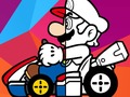 Žaidimas „Mario“ vairavimo spalvinimo knyga  internete