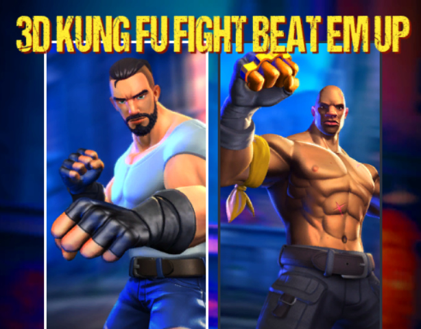 Žaidimas 3d „Kung Fu“ kova su ritmu  internete