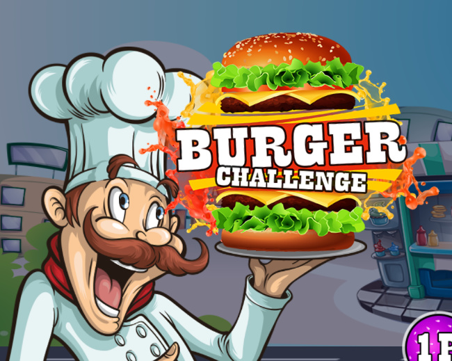 Žaidimas „Burger Challenge“  internete