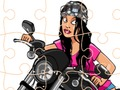 Žaidimas „Crazy Bikers“ dėlionė  internete