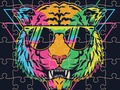 Žaidimas Retro gyvūnų dėlionė  internete