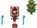Žaidimas „Pixel Santa Run“  internete