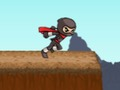 Žaidimas „Ninja Run“ dvigubas šuolis  internete