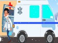 Žaidimas Greitosios pagalbos sunkvežimiai dėlionės  internete