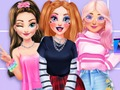 Žaidimas „E-Girls“ transformacija  internete