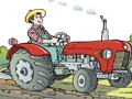 Žaidimas Cartoon traktoriaus dėlionė  internete