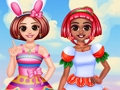 Žaidimas „BFF Foodie Cosplay“  internete