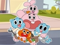 Žaidimas „World Of Gumball“ spalvinimo žaidimas  internete