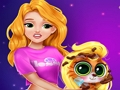 Žaidimas Šviesiaplaukė princesė katytė gelbsti  internete