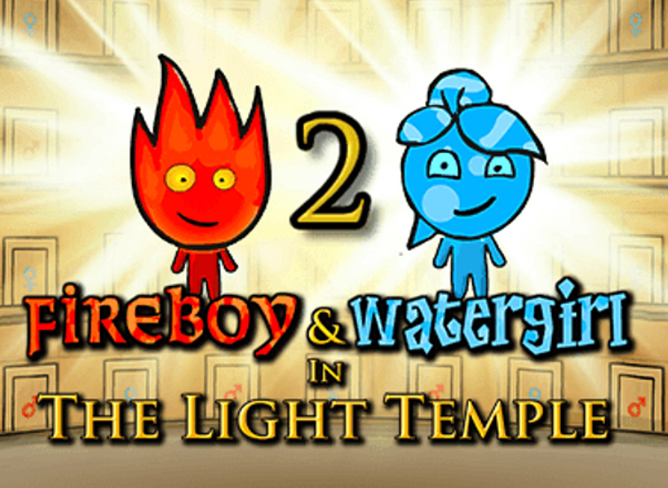 Žaidimas „Fireboy & Watergirl 2“ Šviesos šventykloje  internete