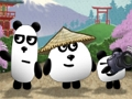 Žaidimas 3 pandos Japonijoje HTML5  internete