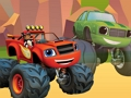 Žaidimas „Blaze“ ir „Monster Machines“ dėlionė  internete