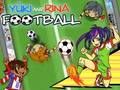Žaidimas Yuki ir Rina futbolas  internete