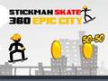 Žaidimas „Stickman Skate 360“ epinis miestas  internete