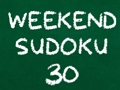 Žaidimas Savaitgalis Sudoku 30  internete