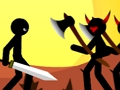 Žaidimas Stickmanas. io  internete